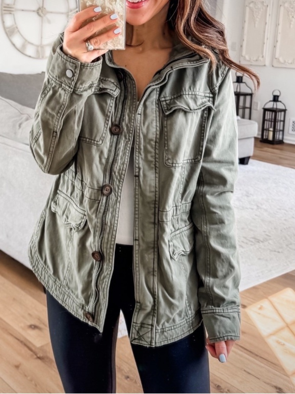 NWT Olive Utility / Military jacket / Abercrombie/ Staple Piece